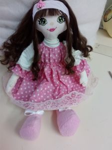Кукла от текстил