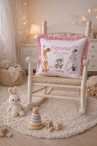 Бебешка възглавничка визитка