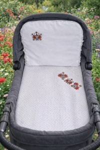 Летен комплект за количка - шевица