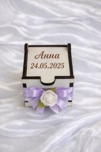 Кутийка за косичка от дърво