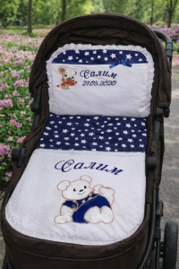 Летен комплект за количка - мече