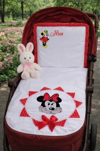 Зимен комплект за количка - Мини Маус