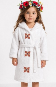 Детски халат за баня с качулка