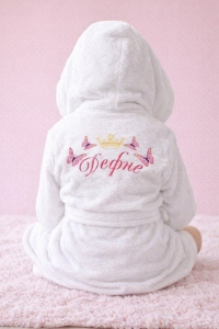 Детски халат за баня с качулка