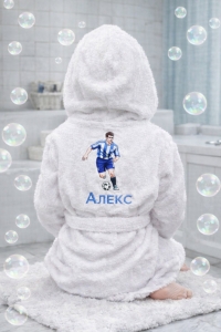 Детски халат за баня с качулка