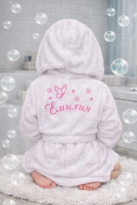 Детски халат за баня с качулка