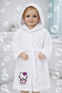 Детски халат за баня с качулка