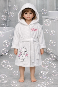 Детски халат за баня с качулка