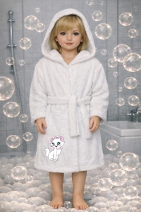 Детски халат за баня с качулка