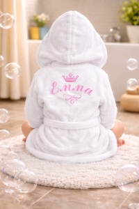 Детски халат за баня с качулка
