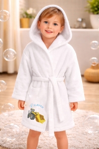 Детски халат за баня с качулка